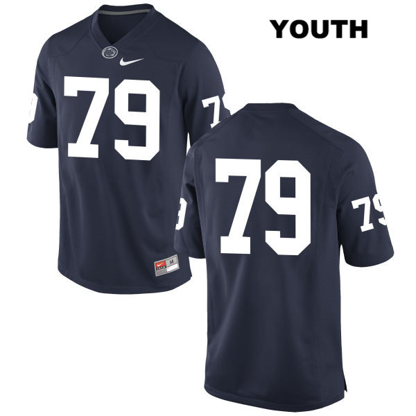 NCAA Nike Youth Penn State Nittany Lions Charlie Shuman #79 College Football Authentic No Name Navy Stitched Jersey ECT8598OV